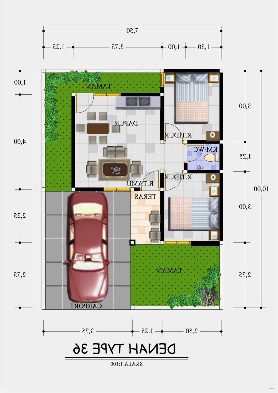Berbagai Desain Cantik Rumah  Minimalis  Type  36  Terkini
