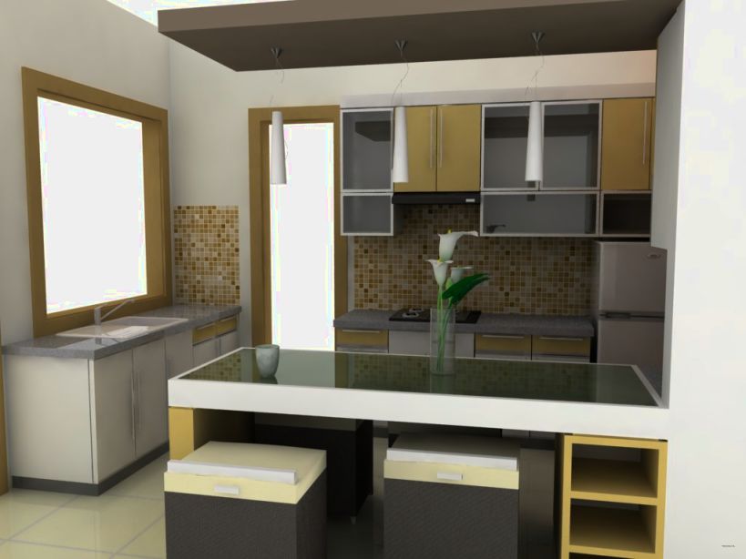 Membuat Model Interior Dapur Rumah Minimalis Yang Baik