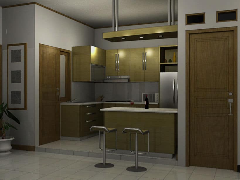 Desain Dapur untuk Ruang Sempit Rumah Minimalis Rumah 