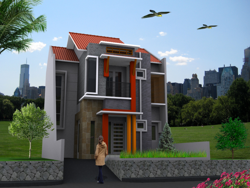 10 Desain Rumah Minimalis 2 Lantai, Terbaik! : Rumah Pantura
